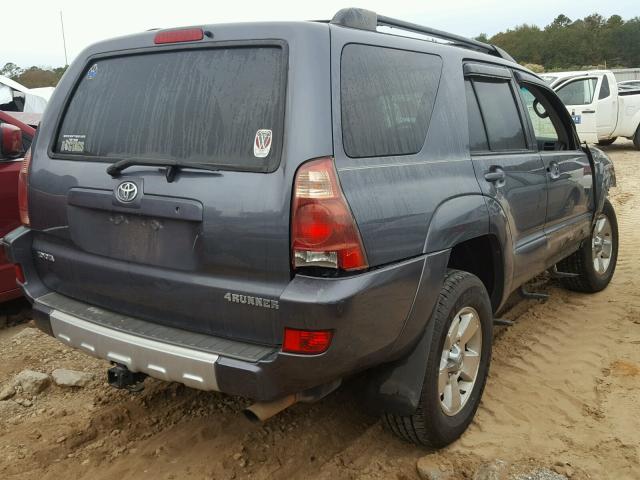 JTEZU14R640031930 - 2004 TOYOTA 4RUNNER SR GRAY photo 4