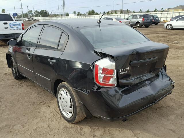 3N1AB61E38L730725 - 2008 NISSAN SENTRA 2.0 BLACK photo 3