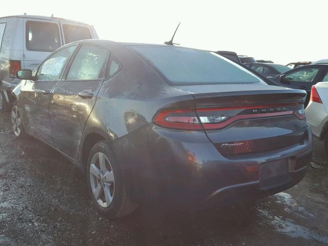 1C3CDFBB0FD314787 - 2015 DODGE DART SXT GRAY photo 3