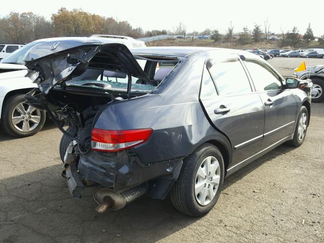 1HGCM56414A153223 - 2004 HONDA ACCORD LX GRAY photo 4