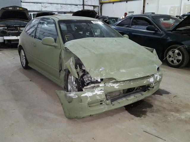 2HGEH2361RH500303 - 1994 HONDA CIVIC DX GREEN photo 1