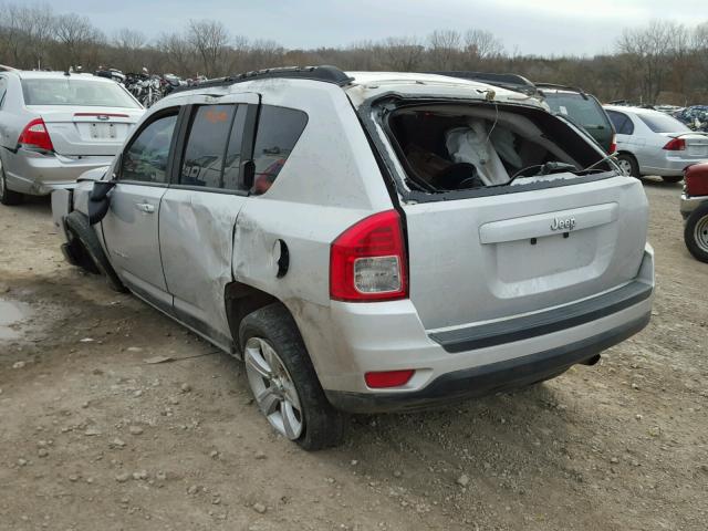 1J4NT1FB5BD215682 - 2011 JEEP COMPASS SP SILVER photo 3