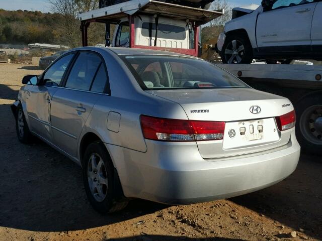 KMHEU46C86A113731 - 2006 HYUNDAI SONATA GLS SILVER photo 3