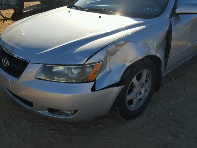 KMHEU46C86A113731 - 2006 HYUNDAI SONATA GLS SILVER photo 9