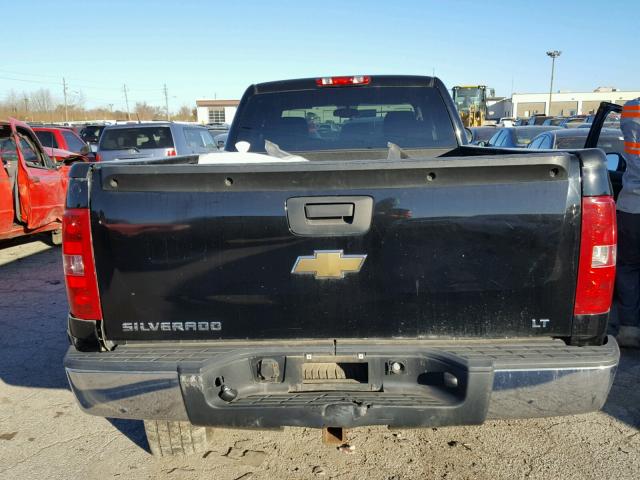 1GCEK19068E160598 - 2008 CHEVROLET SILVERADO BLACK photo 6