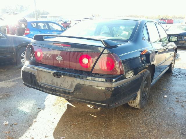 2G1WH52K139330974 - 2003 CHEVROLET IMPALA LS BLACK photo 4