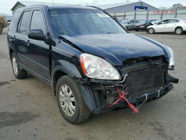 SHSRD78805U343312 - 2005 HONDA CR-V EX BLACK photo 1