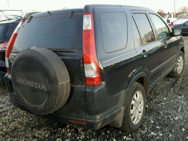 SHSRD78805U343312 - 2005 HONDA CR-V EX შავი ფოტო 4
