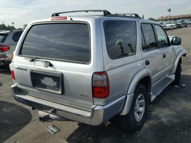 JT3GM84R5Y0067395 - 2000 TOYOTA 4RUNNER SILVER photo 4