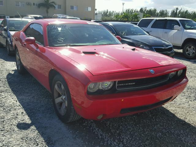 2B3LJ44V19H610376 - 2009 DODGE CHALLENGER RED photo 1