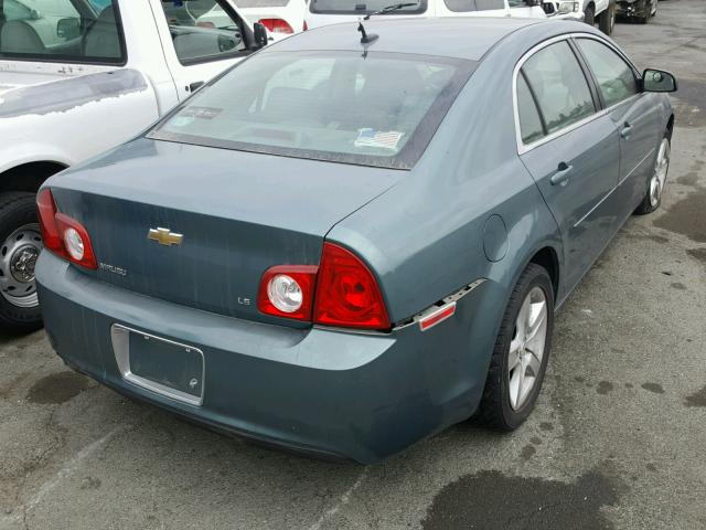1G1ZG57BX9F246502 - 2009 CHEVROLET MALIBU LS ლურჯი ფოტო 4