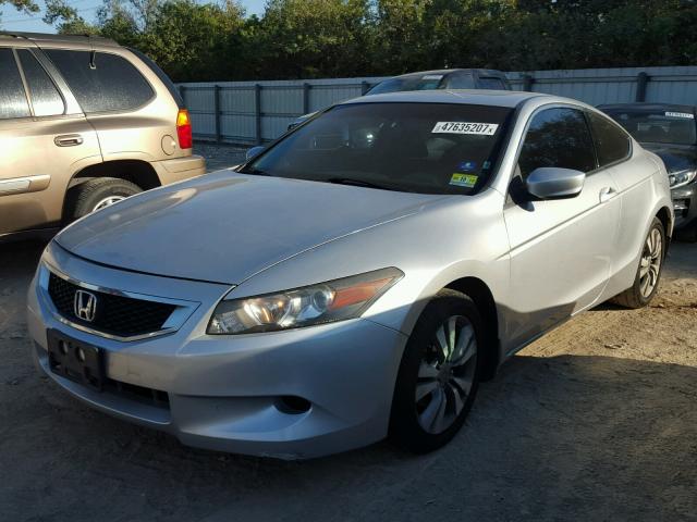 1HGCS12869A023291 - 2009 HONDA ACCORD EXL SILVER photo 2