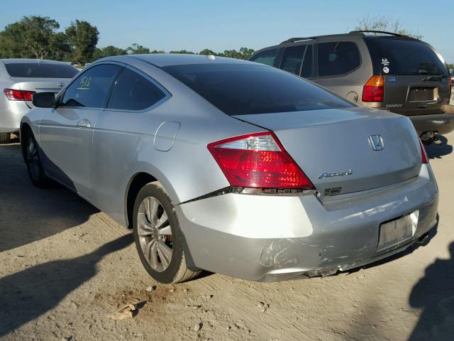 1HGCS12869A023291 - 2009 HONDA ACCORD EXL SILVER photo 3