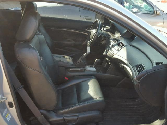 1HGCS12869A023291 - 2009 HONDA ACCORD EXL SILVER photo 5