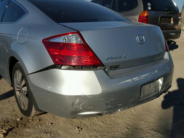 1HGCS12869A023291 - 2009 HONDA ACCORD EXL SILVER photo 9