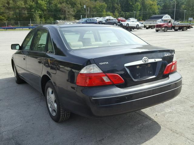 4T1BF28B73U336973 - 2003 TOYOTA AVALON XL BLACK photo 3