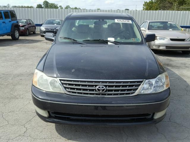 4T1BF28B73U336973 - 2003 TOYOTA AVALON XL BLACK photo 9