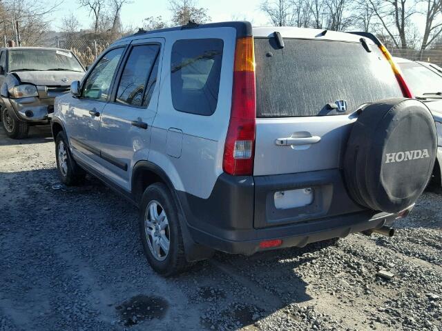 SHSRD78834U224720 - 2004 HONDA CR-V EX ნაცრისფერი ფოტო 3
