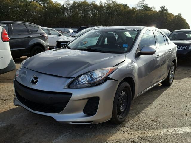 JM1BL1U70D1810998 - 2013 MAZDA 3 I GRAY photo 2