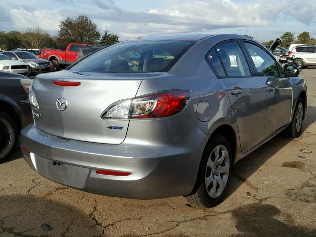 JM1BL1U70D1810998 - 2013 MAZDA 3 I GRAY photo 4