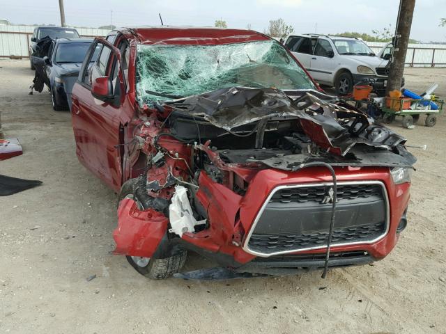 4A4AP3AW1FE038345 - 2015 MITSUBISHI OUTLANDER RED photo 1