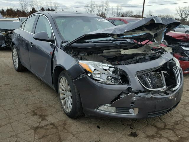 W04GP5EC5B1073432 - 2011 BUICK REGAL CXL CHARCOAL photo 1