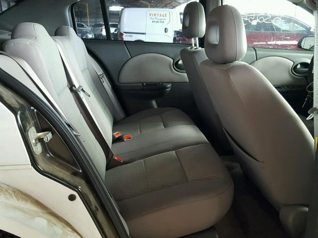 1G8AJ55FX6Z151728 - 2006 SATURN ION LEVEL WHITE photo 6