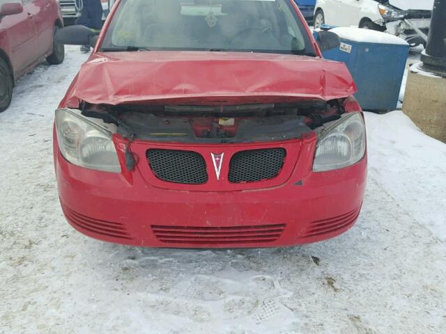 1G2AJ55F487117325 - 2008 PONTIAC G5 RED photo 9