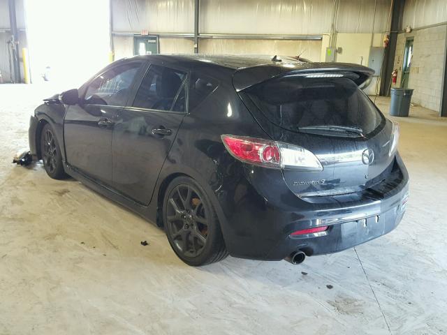 JM1BL1H40A1325076 - 2010 MAZDA SPEED 3 BLACK photo 3