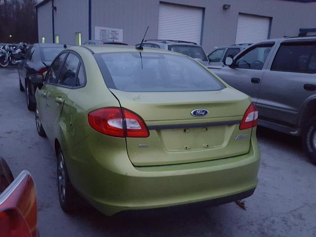 3FADP4CJ1BM210234 - 2011 FORD FIESTA SEL GREEN photo 3