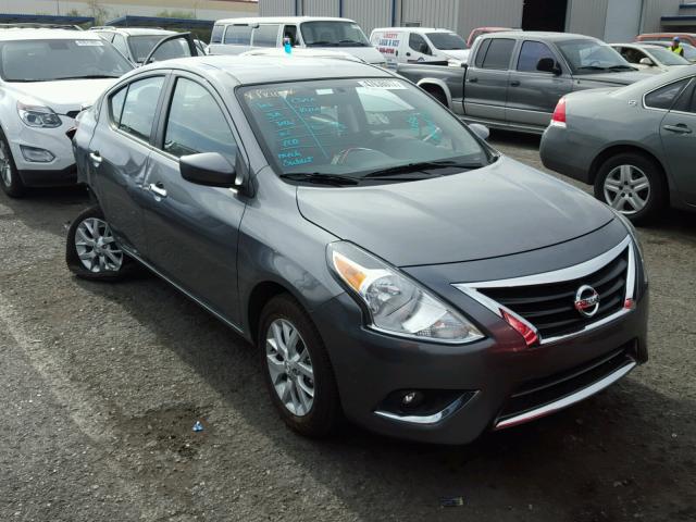 3N1CN7AP4HL846457 - 2017 NISSAN VERSA S CHARCOAL photo 1