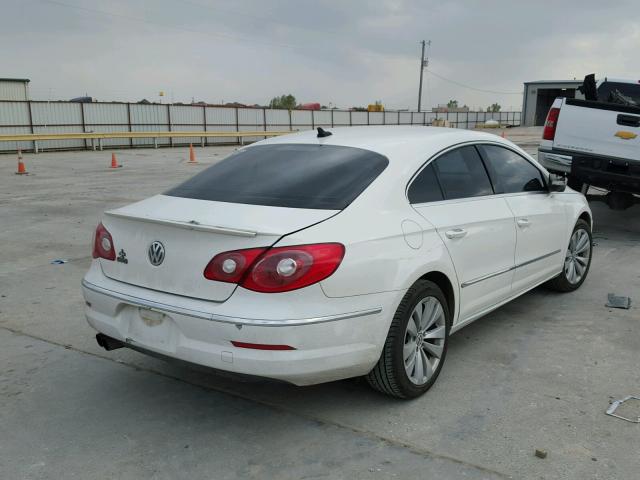 WVWMN7AN4AE546598 - 2010 VOLKSWAGEN CC SPORT WHITE photo 4