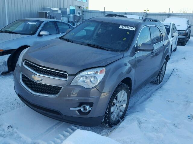 2CNFLNE55B6272875 - 2011 CHEVROLET EQUINOX LT GRAY photo 2