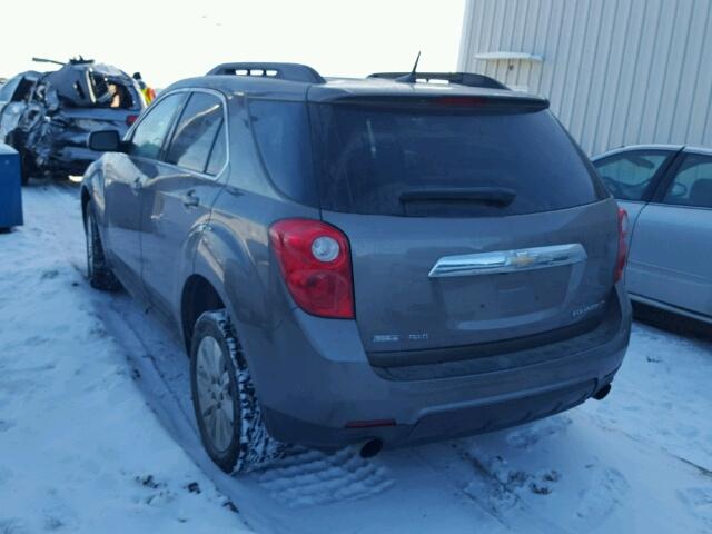 2CNFLNE55B6272875 - 2011 CHEVROLET EQUINOX LT GRAY photo 3