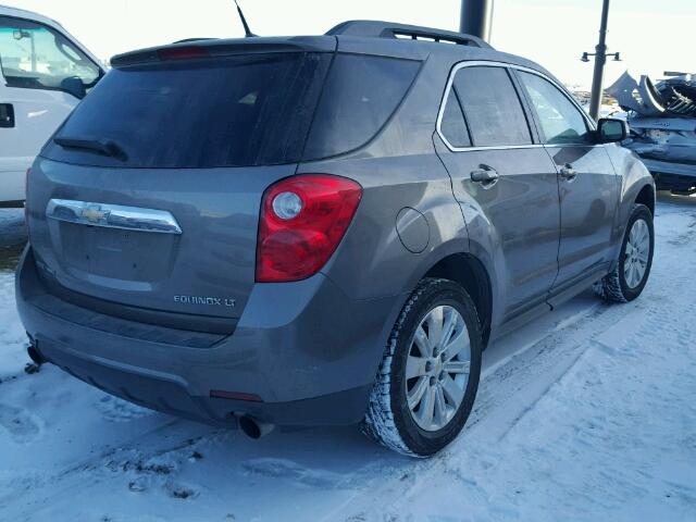 2CNFLNE55B6272875 - 2011 CHEVROLET EQUINOX LT GRAY photo 4