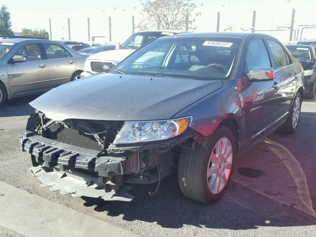 3LNHL2GC4CR835458 - 2012 LINCOLN MKZ GRAY photo 2