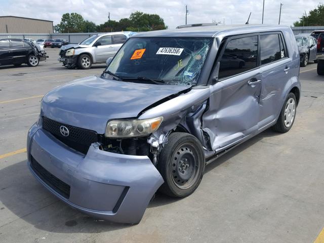 JTLKE50E891089296 - 2009 TOYOTA SCION XB Mavi foto 2