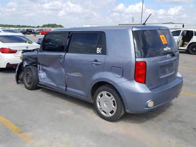JTLKE50E891089296 - 2009 TOYOTA SCION XB Mavi foto 3