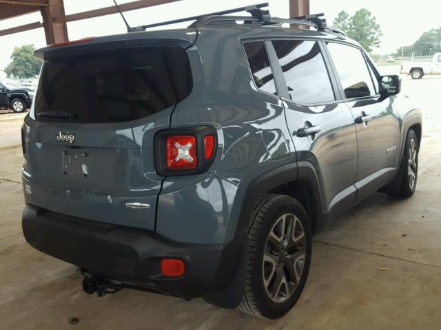 ZACCJABBXHPE71982 - 2017 JEEP RENEGADE L GRAY photo 4