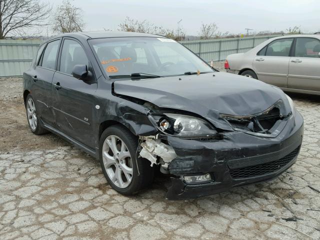 JM1BK343671764027 - 2007 MAZDA 3 HATCHBAC BLACK photo 1