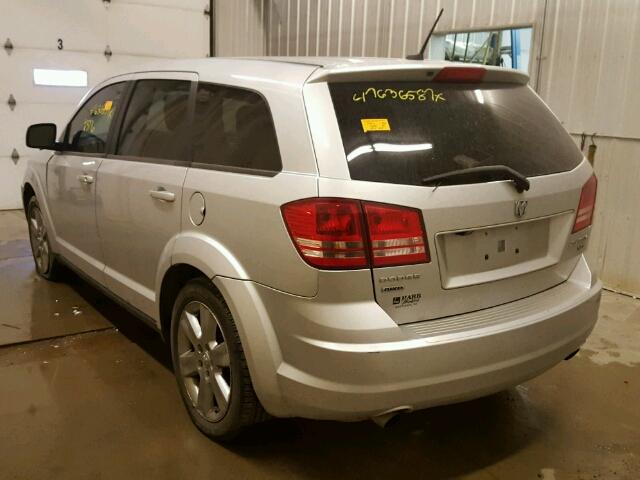 3D4GH57V99T543324 - 2009 DODGE JOURNEY SX SILVER photo 3