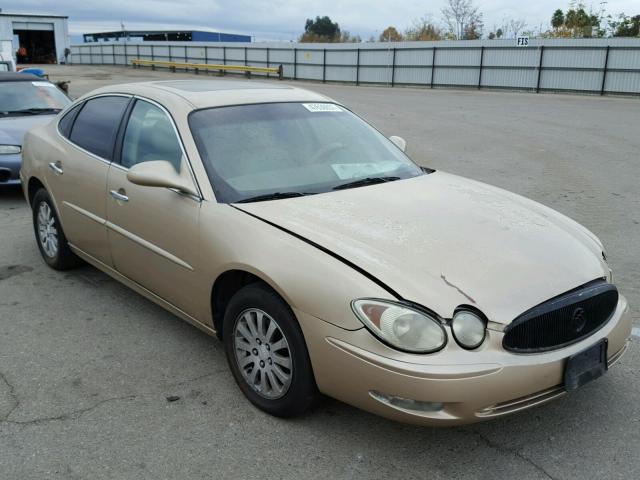 2G4WD532051282785 - 2005 BUICK LACROSSE C GOLD photo 1