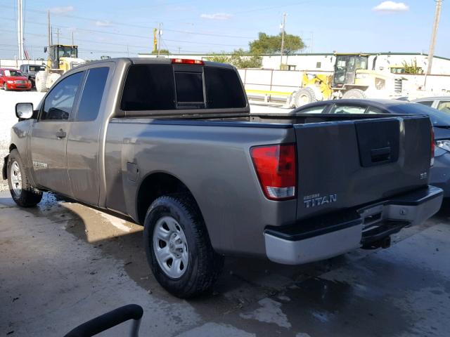 1N6AA06A86N548032 - 2006 NISSAN TITAN XE GRAY photo 3