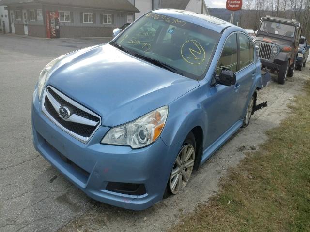 4S3BMBG6XA3220538 - 2010 SUBARU LEGACY 2.5 BLUE photo 2