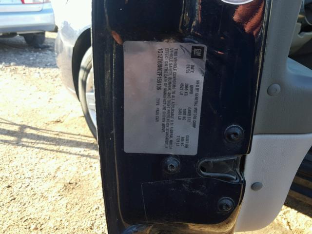 1G1ZT68N67F159106 - 2007 CHEVROLET MALIBU MAX ლურჯი ფოტო 10