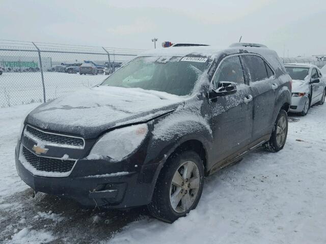 2GNFLFEK6E6266952 - 2014 CHEVROLET EQUINOX LT BLACK photo 2