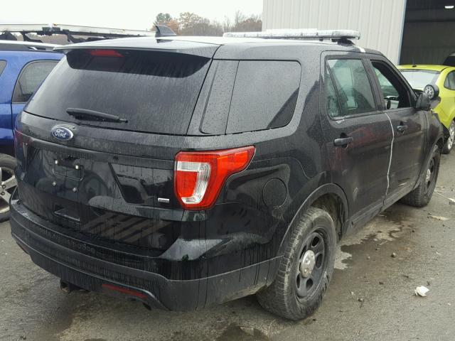 1FM5K8AR9GGD16313 - 2016 FORD EXPLORER P BLACK photo 4