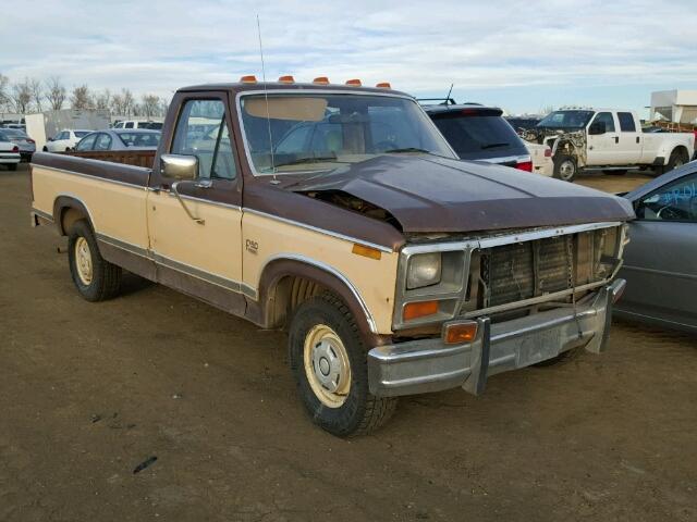 1FTDF15G8DPA45342 - 1983 FORD F150 BROWN photo 1