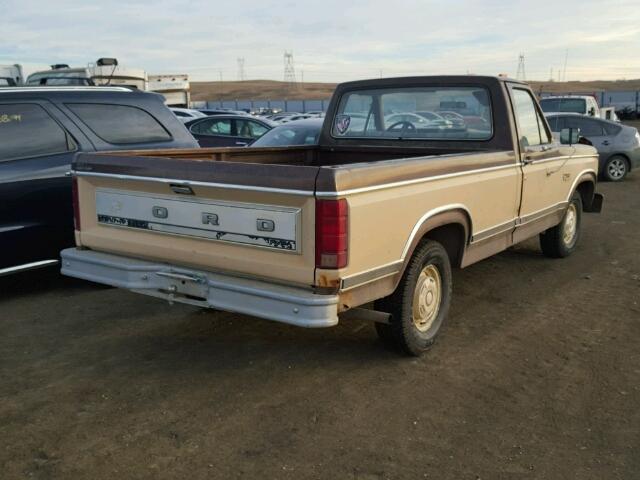 1FTDF15G8DPA45342 - 1983 FORD F150 BROWN photo 4