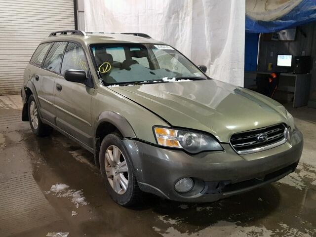 4S4BP61C456368519 - 2005 SUBARU LEGACY OUT GREEN photo 1